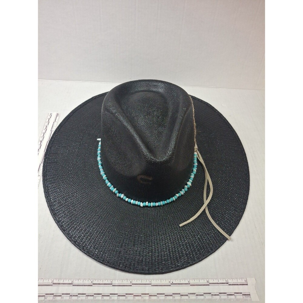 Charlie 1 horse Midnight Toker Fashion Hat-Med- Bangora -4" Pinch Front-3 3/4